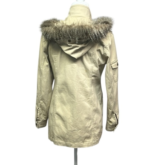 CAbi Nanook Faux Fur Trim Jacket Tan - Picture 5 of 9